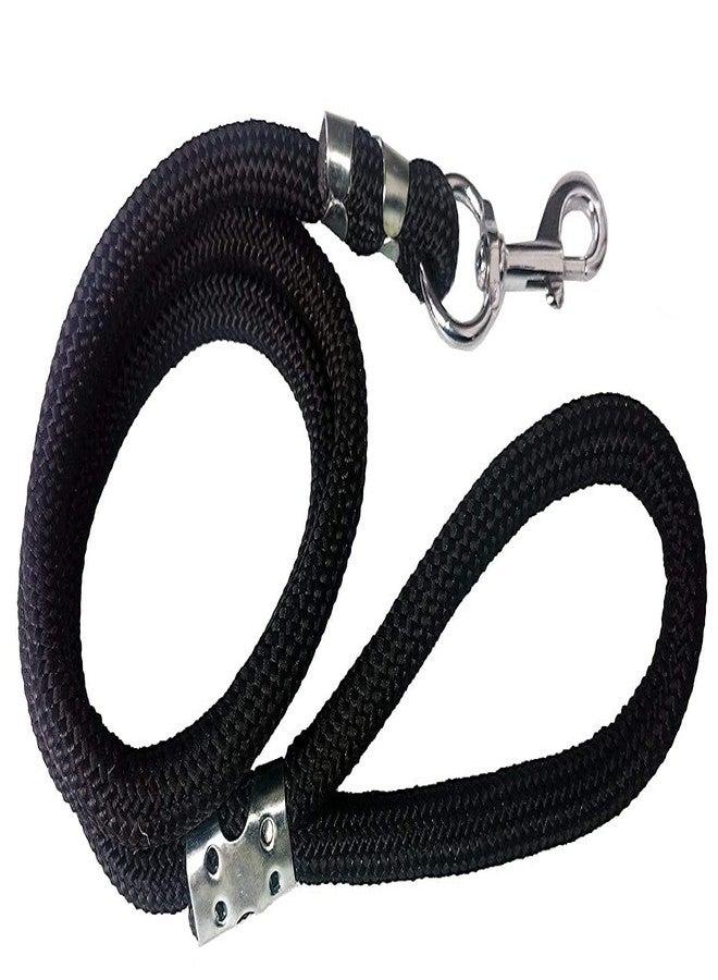 VIPCOLLECTION No Pull -Step In Soft Padded Dog Harness With Comfortable Rope Leash Comfortable For Walking Running Training 0.5 Inch(Extra Small,Black) - Image 4